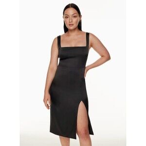 Aritzia Babaton '90s Slit Dress in Total Eclipse NWOT